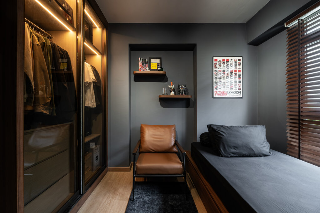 401A Fernvale Lane bedroom dark interior design style