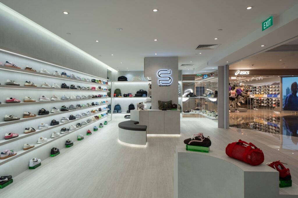 Sneaksurf @ Suntec Mall — Retail interior design by Dots N Tots Singapore