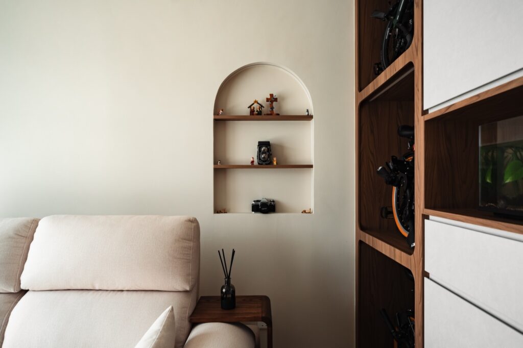 Tampines GreenOpal — HDB 4 Room interior design by Dots N Tots Singapore