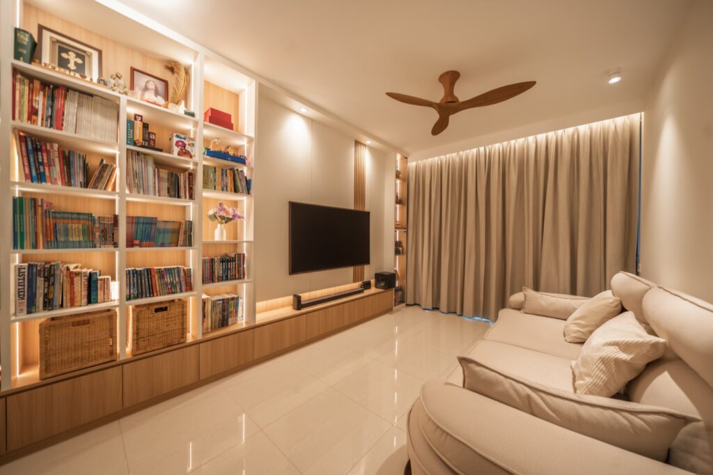 Treasure at Tampines — 4 bedder Condominium interior design by Dots N Tots Singapore